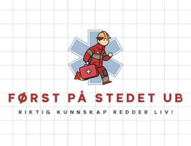 Først på stedet logo